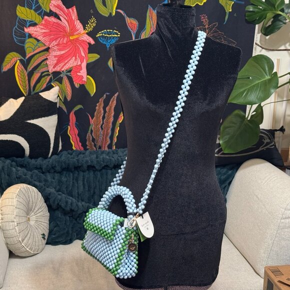 Colorblock Beaded Crossbody Bag - kate spade new york x Target, Blue/Green - Picture 5 of 16